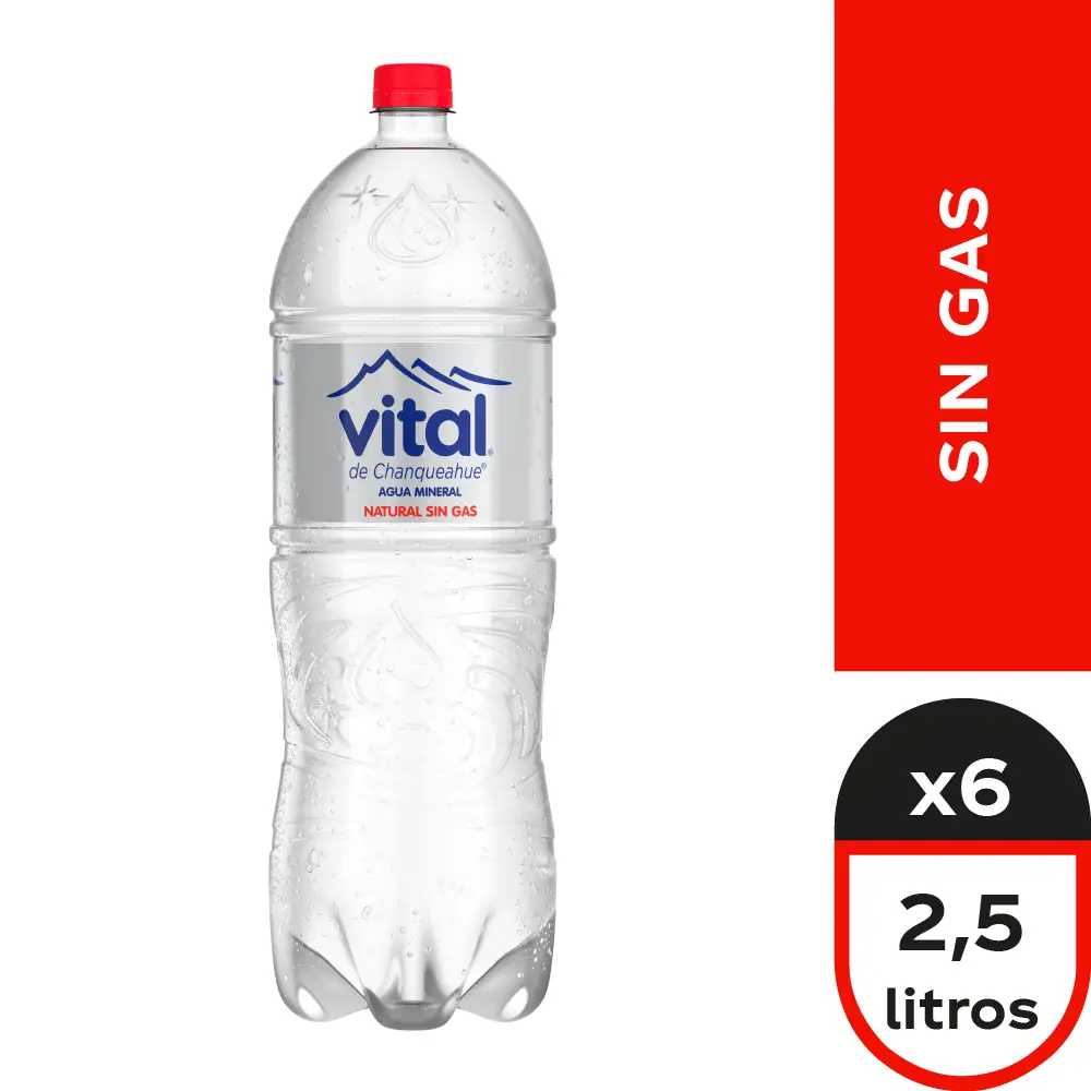 [17477] AGUA VITAL S/ GAS 2.5 L